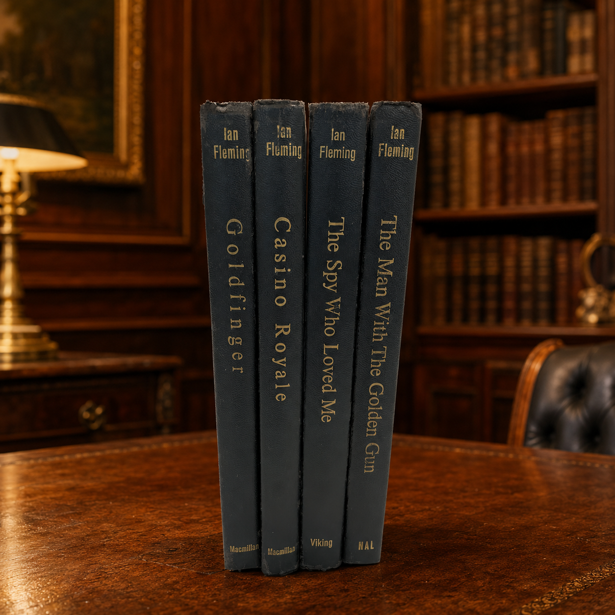 Set of Ian Fleming James Bond Books - 4 Titles