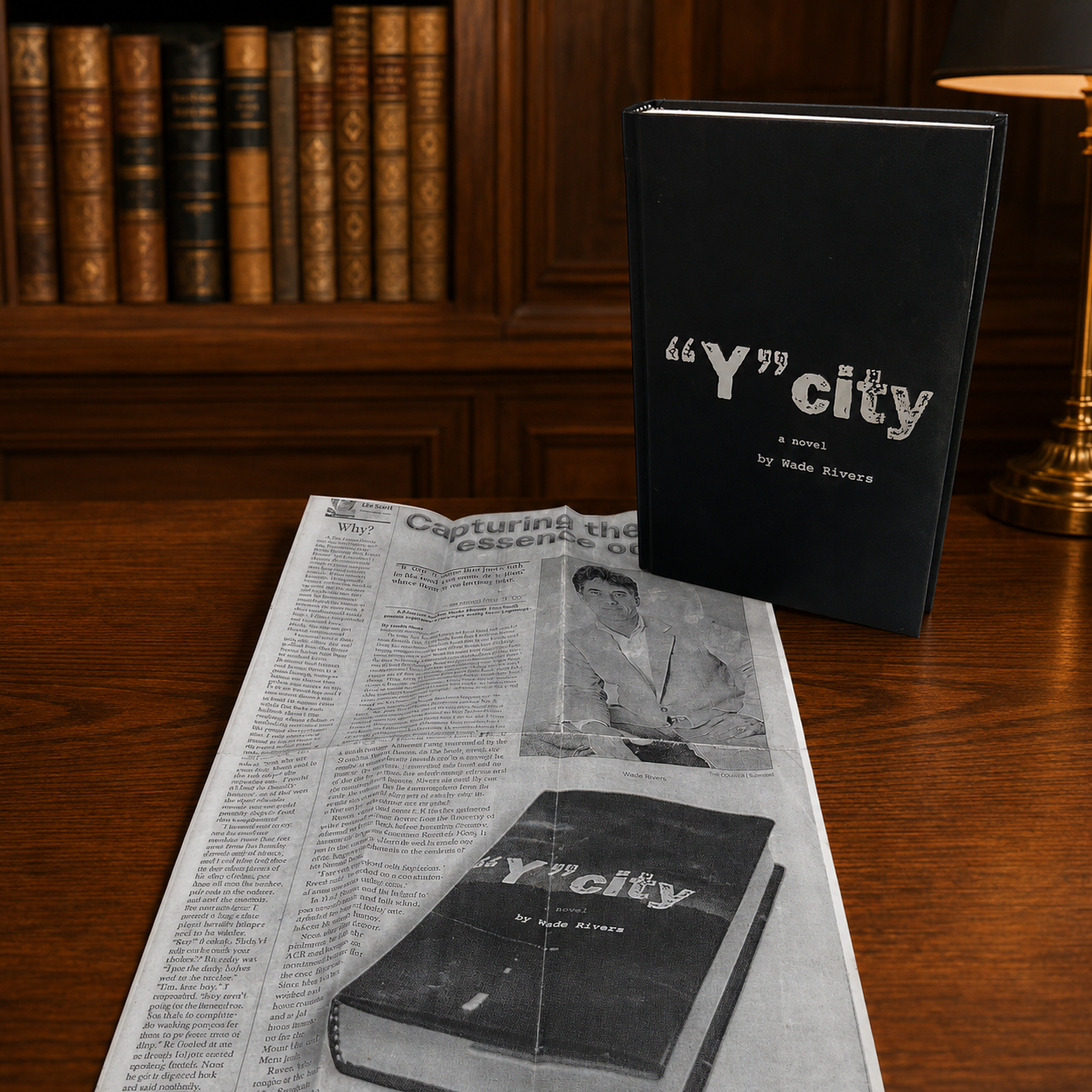 Y City by Wade Rivers Signed First Edition 2009 Hardcover