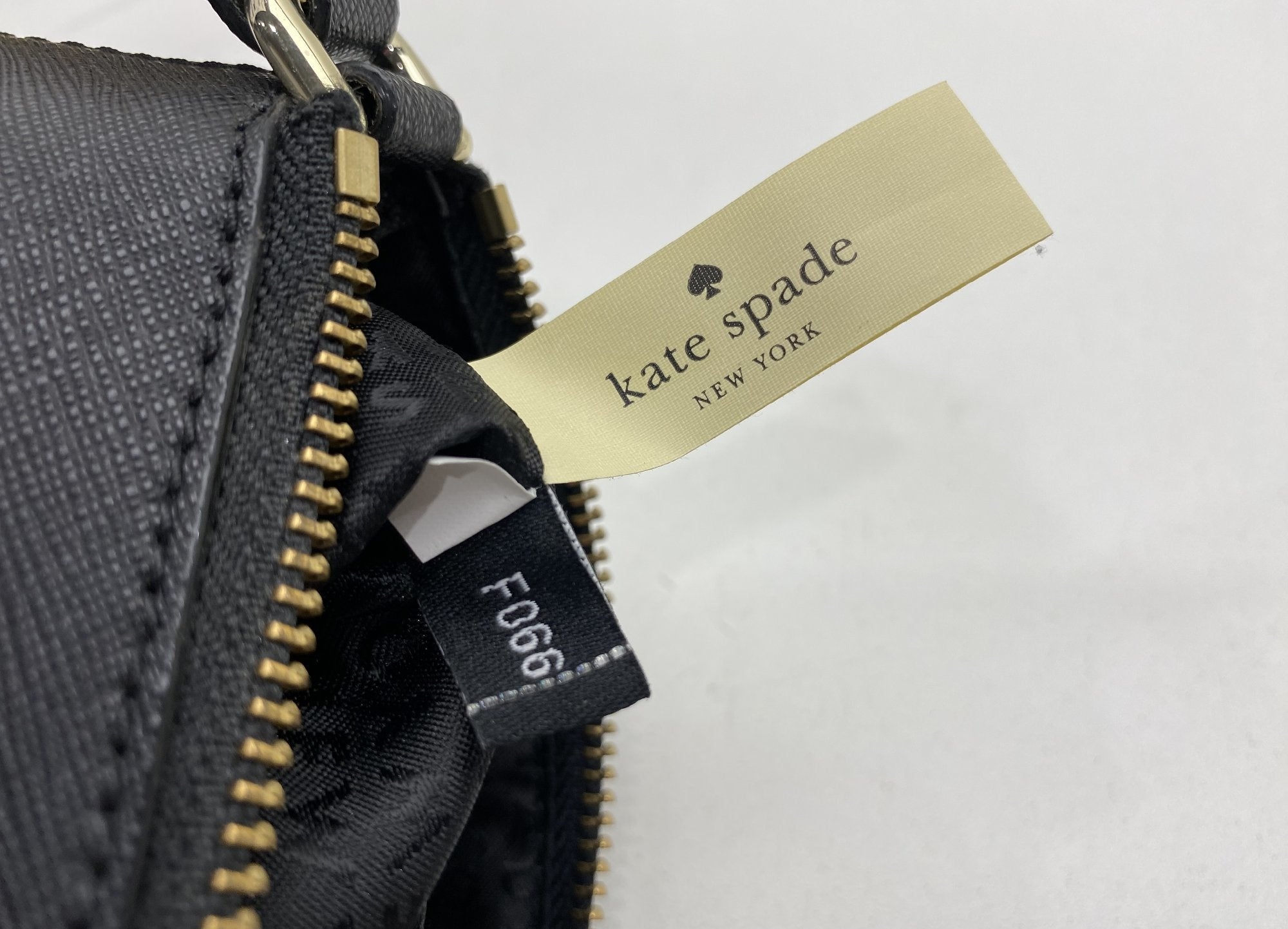 Kate Spade Women’s Crossbody Bag Black with White Swan Appliqué