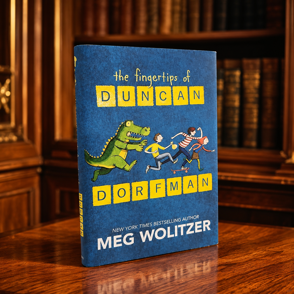Signed The Fingertips of Duncan Dorfman by Meg Wolitzer Hardcover Book
