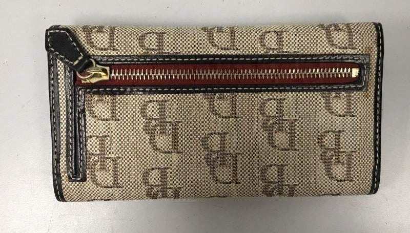 Dooney and Bourke Women's Beige Monogram Wallet