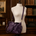 Montana West Purple Vegan Leather Satchel