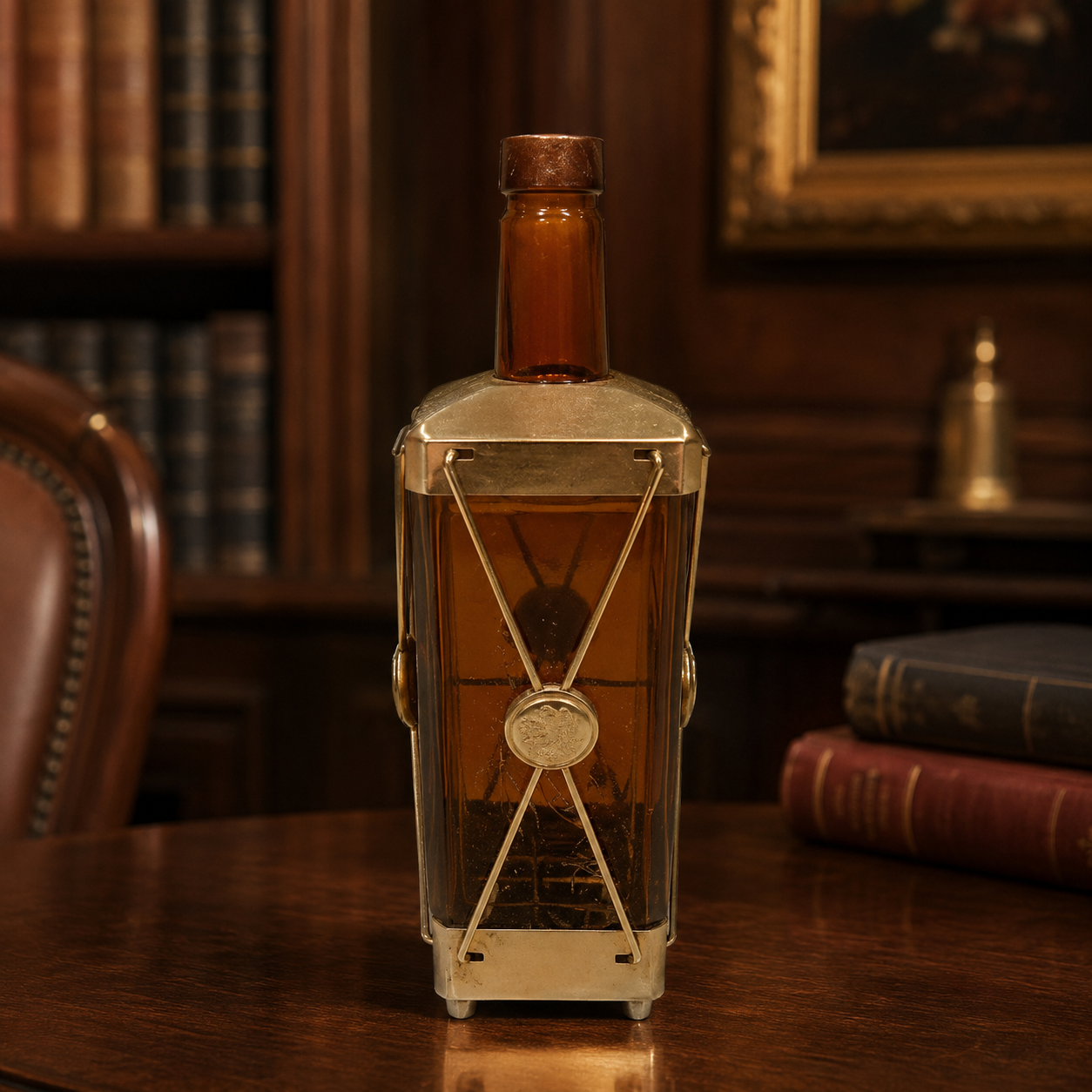 Vintage Swiss Harmony Musical Decanter