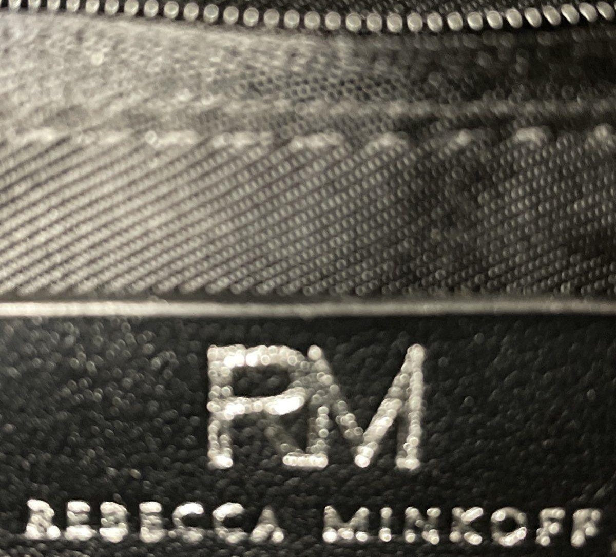 Rebecca Minkoff Black Diamond Quilt Studded Top Zip Crossbody Bag