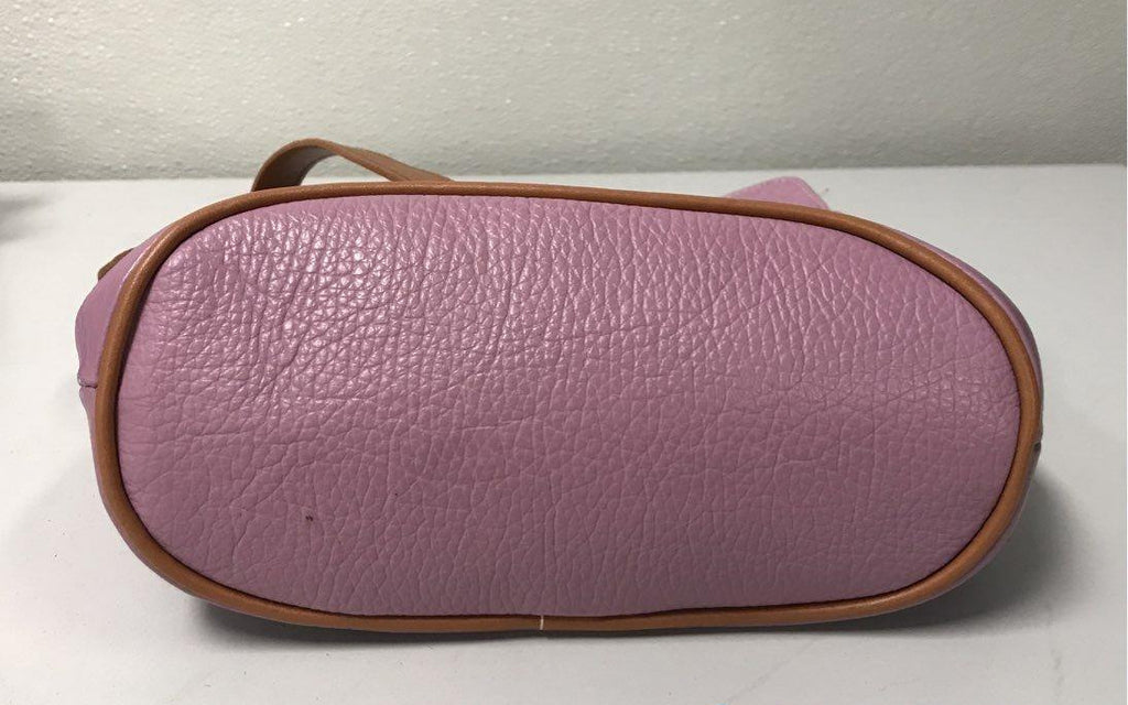 Valentina Pink Lavender Pebbled Leather Crossbody Bag | Soft Leather Bucket-Style Shoulder Purse