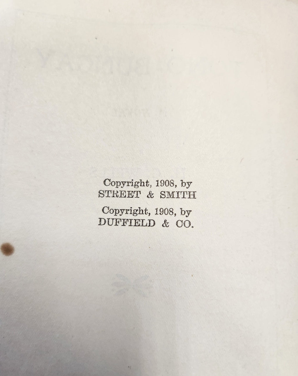 1908 Tono-Bungay H.G. Wells Grosset & Dunlap Hardcover