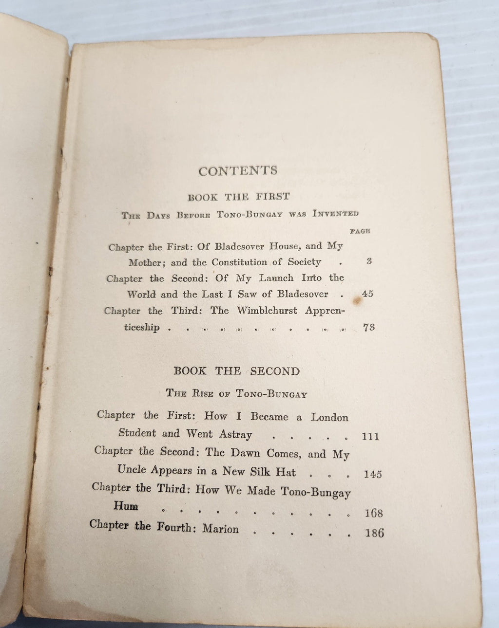 1908 Tono-Bungay H.G. Wells Grosset & Dunlap Hardcover