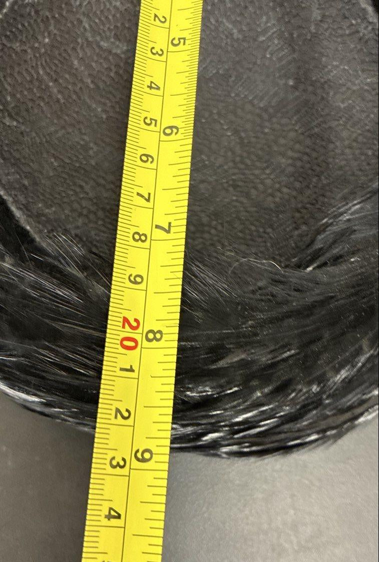 Vintage Black Feathered Cocktail Hat
