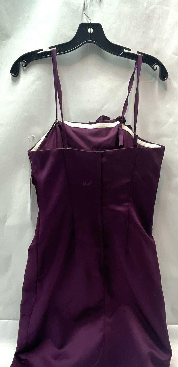 Da Vinci Aubergine Purple Strapless Formal Dress Size 10