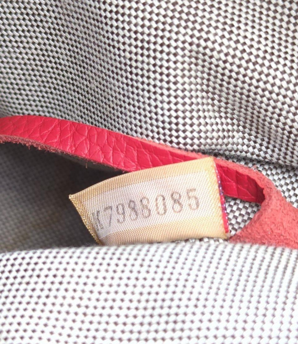 Dooney & Bourke Red Leather Domed Satchel Shoulder Bag K7988085