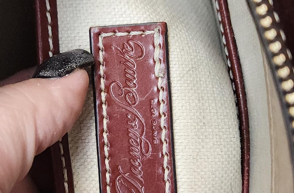 Dooney & Bourke Smooth Leather Satchel with Crossbody Strap