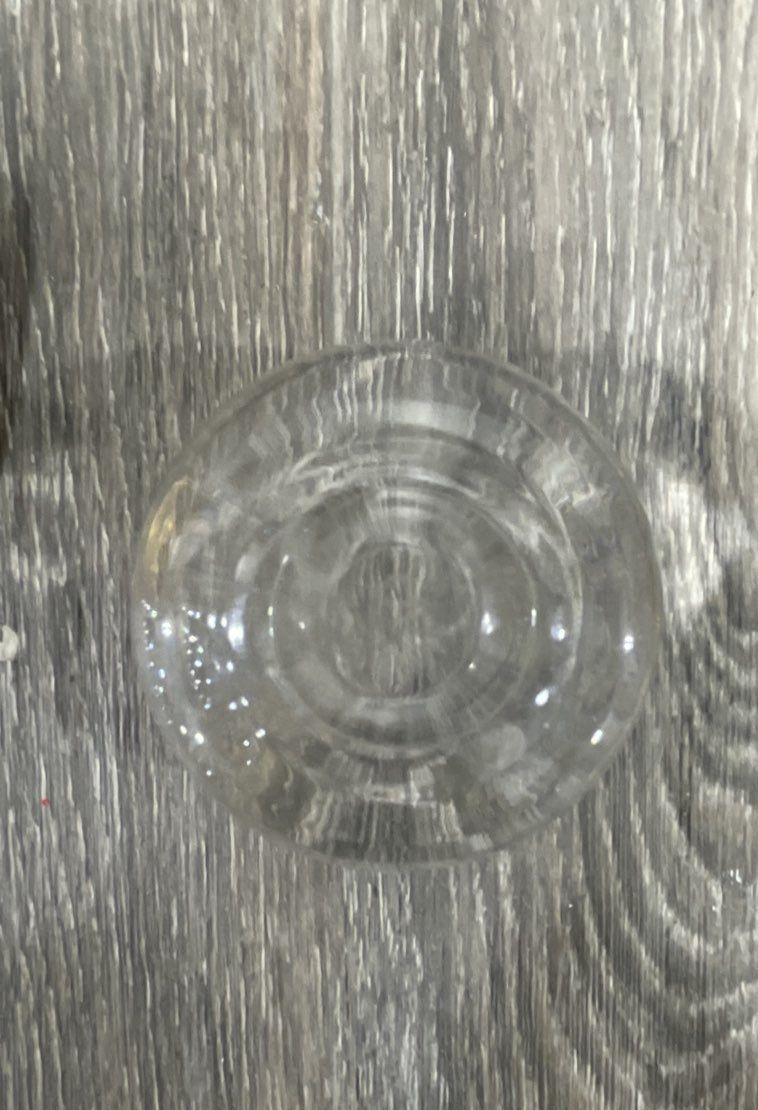 Vintage Napier Apple Glass Sugar Bowl or Jam Jar with Lid & Spoon