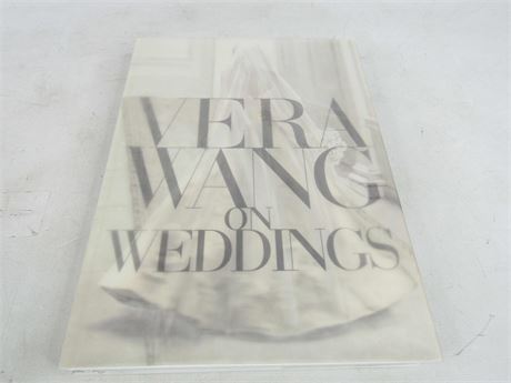 Vera Wang On Weddings Signed Hardcover Book w Slipcase Box [F7672]