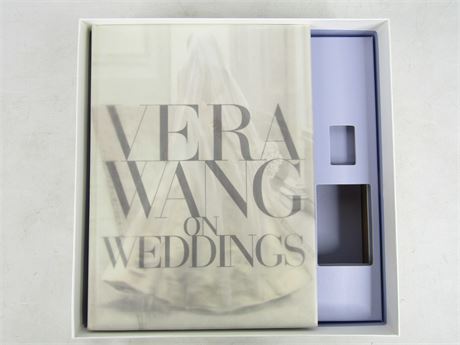 Vera Wang On Weddings Signed Hardcover Book w Slipcase Box [F7672]