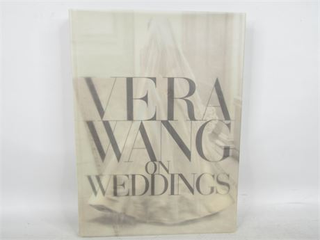 Vera Wang On Weddings Signed Hardcover Book w Slipcase Box [F7672]
