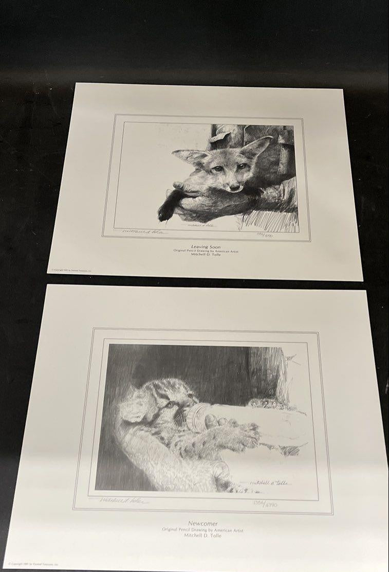 Mitchell D Tolle Misty Valley Portfolio 8 Signed Numbered Art Prints 1991 Coa