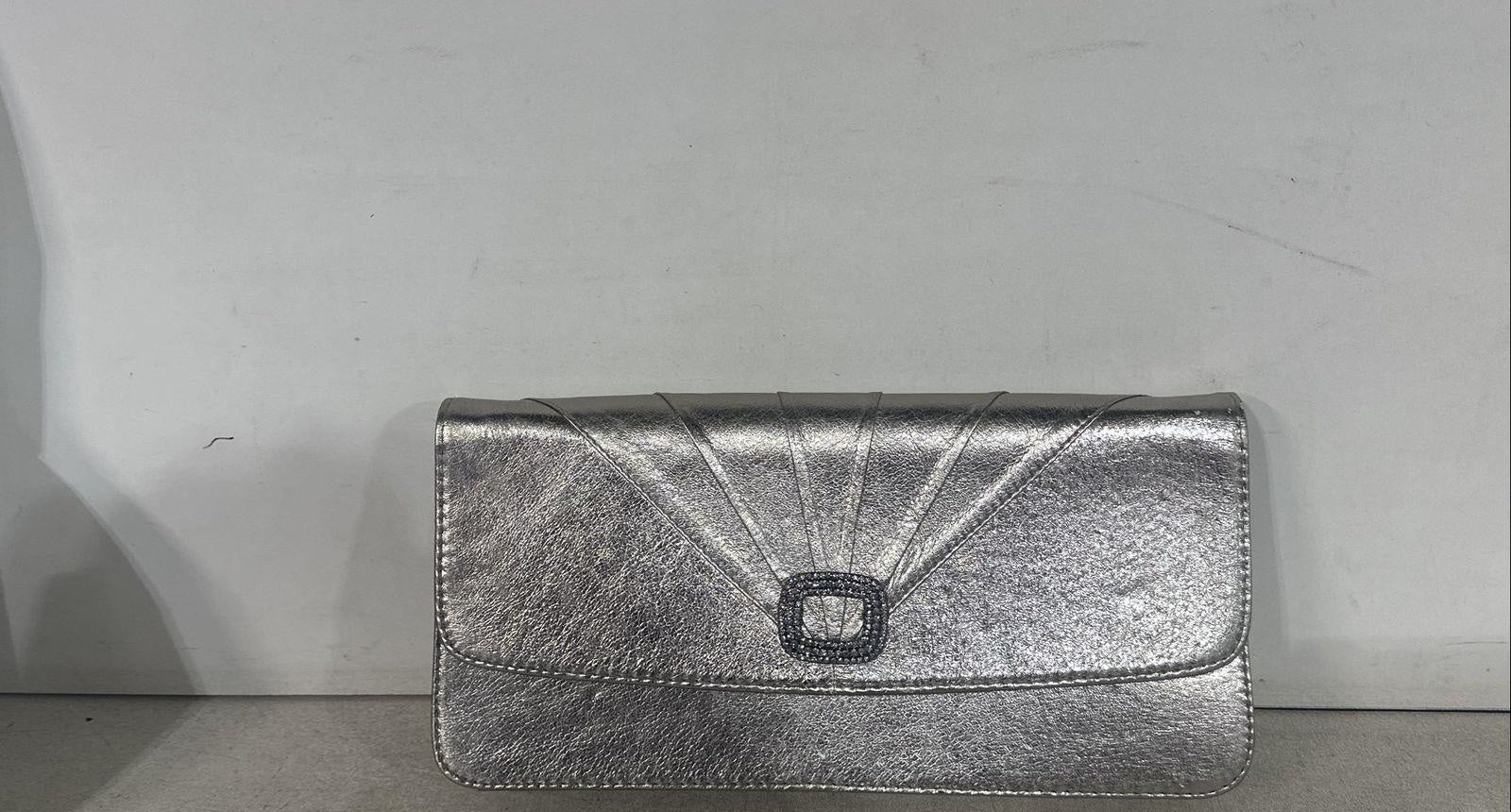 J. Renee Metallic Clutch Purse