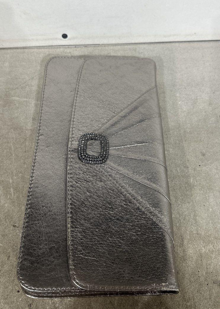 J. Renee Metallic Clutch Purse