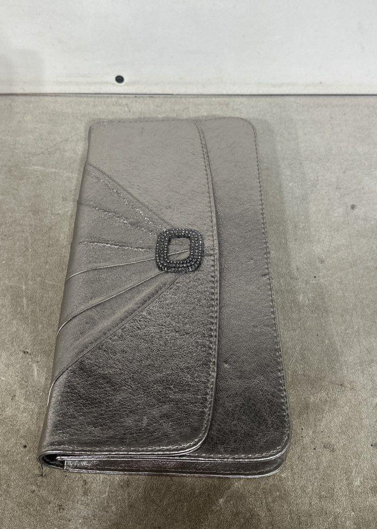 J. Renee Metallic Clutch Purse