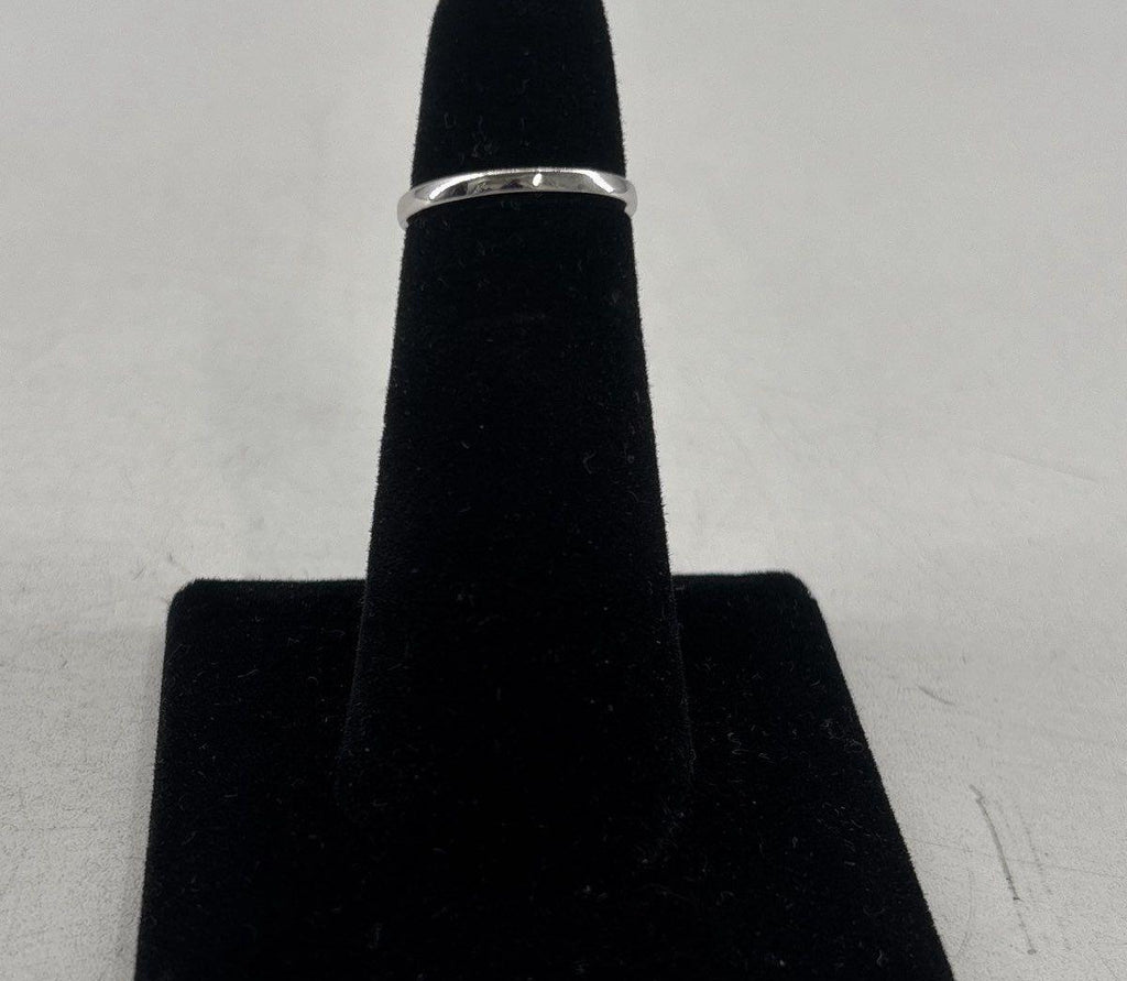 925 Sterling Silver Moissanite Three-Stone Cocktail Ring, Size 4