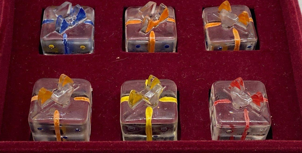 Lot Of Godinger Gift Box Card Holders
