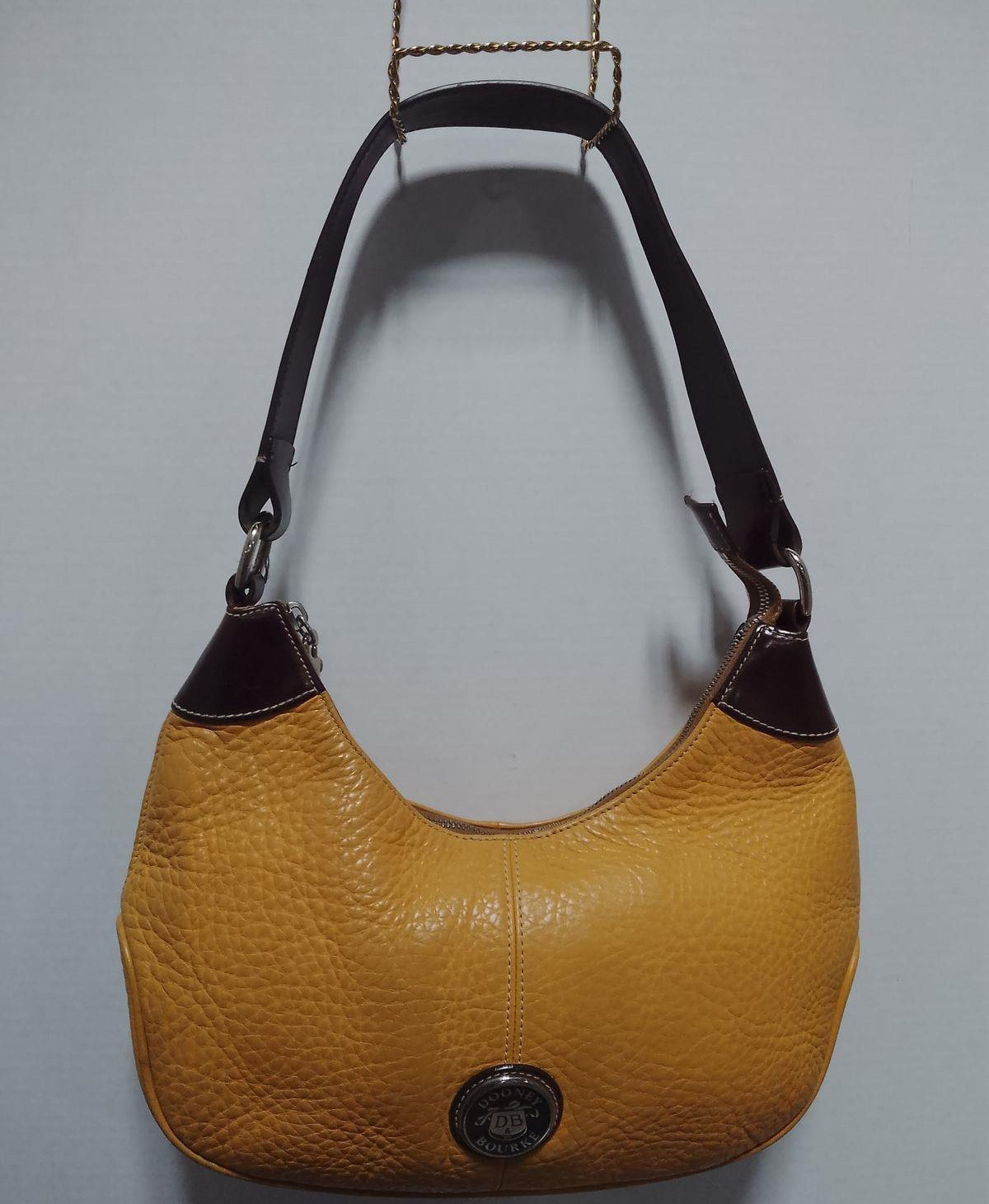 Dooney & Bourke Yellow Brown Shoulder Bag