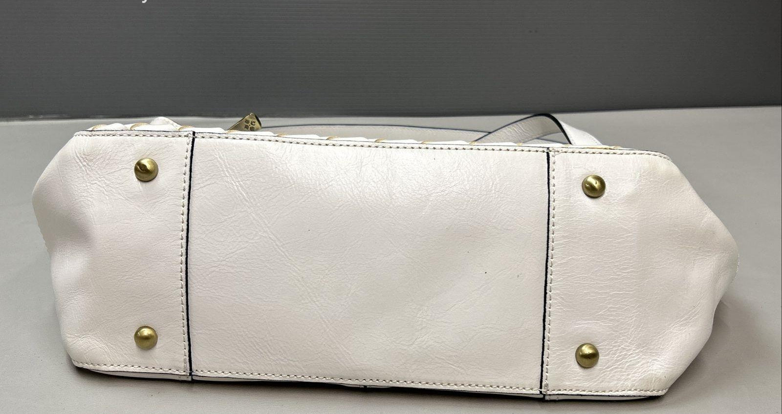 Patricia Nash White Cortona Woven Tote Limited Edition