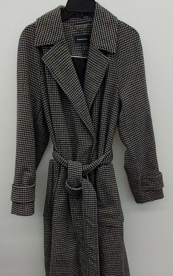 BCBGMAXAZRIA Women's Multicolor Long Trench Coat Size M