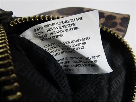 Steve Madden Leopard Print Satchel Crossbody Bag (7.5" x 6" x 5") [D354]