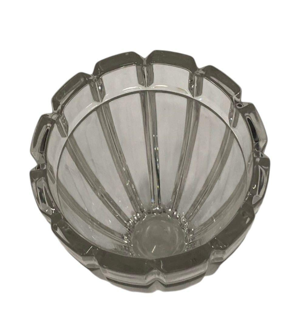 Mikasa Reflections Art Deco Crystal Vase