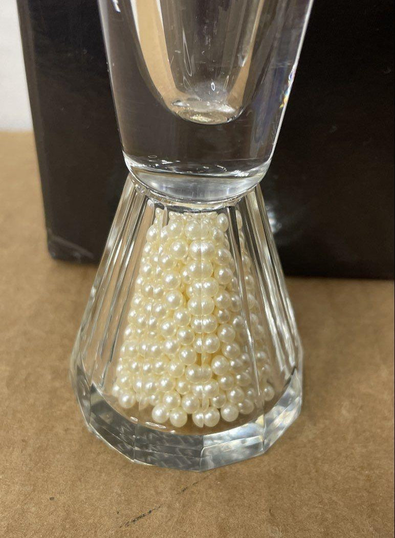 Saks Fifth Avenue Pearl Base Champagne Flutes Set of 2