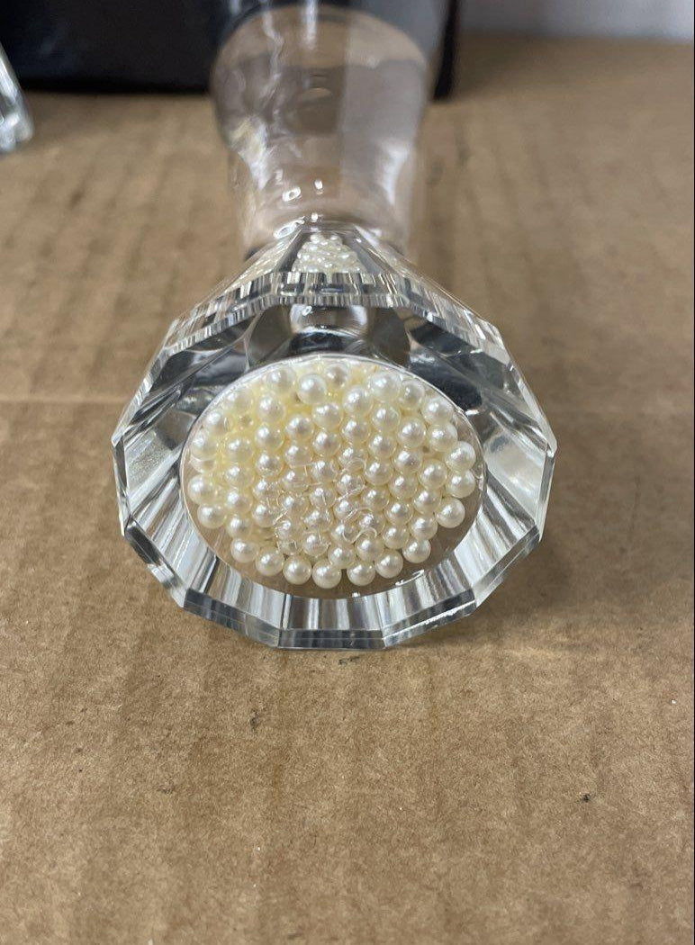 Saks Fifth Avenue Pearl Base Champagne Flutes Set of 2