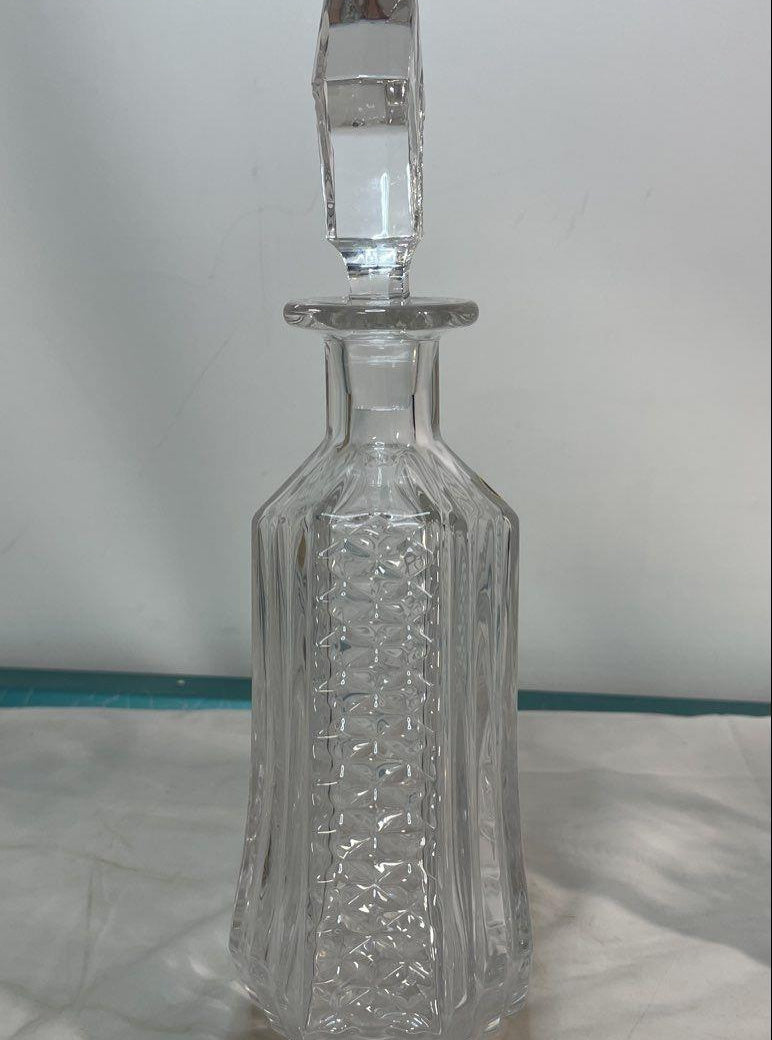 Bohemia Czech 24% Lead Crystal Decanter & 6 Tumbler Set