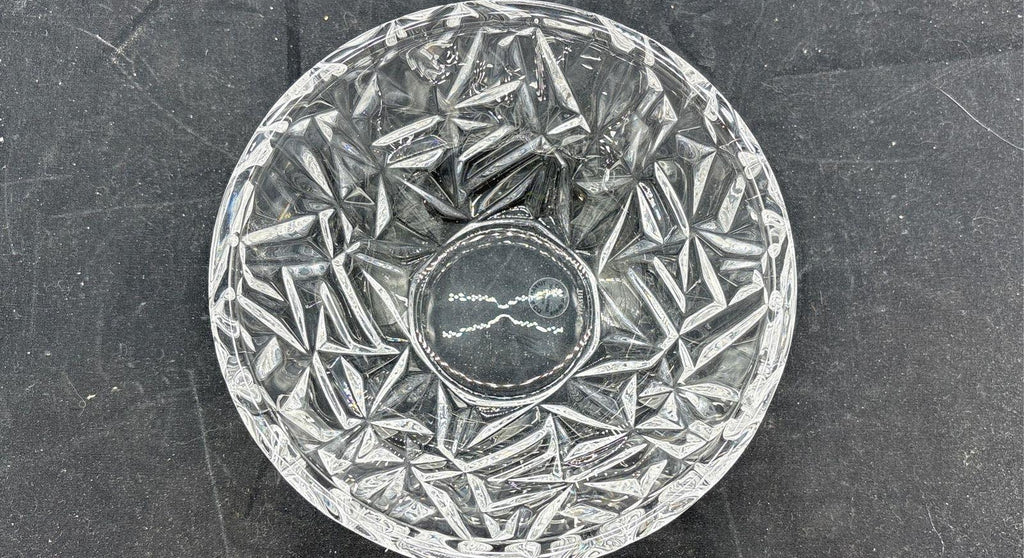 Tiffany & Co. Rock Cut Crystal Serving Bowl