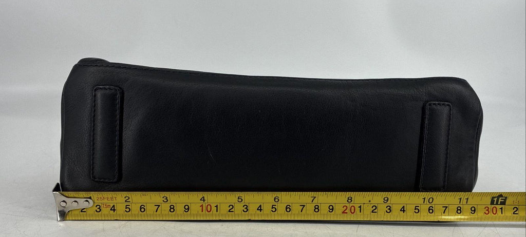 Radley London Black Leather Braided-Handle Shoulder Bag with Scottie Dog Charm