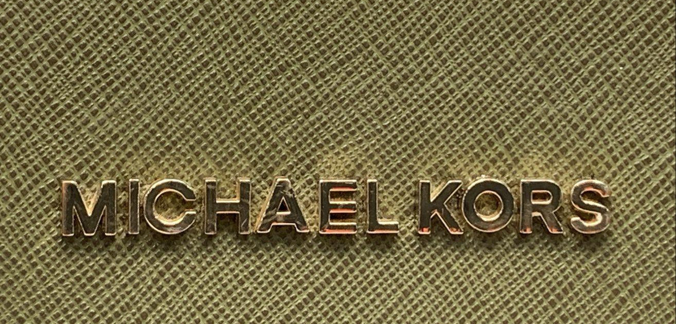 MICHAEL Michael Kors Olive Saffiano Leather Travel Tote