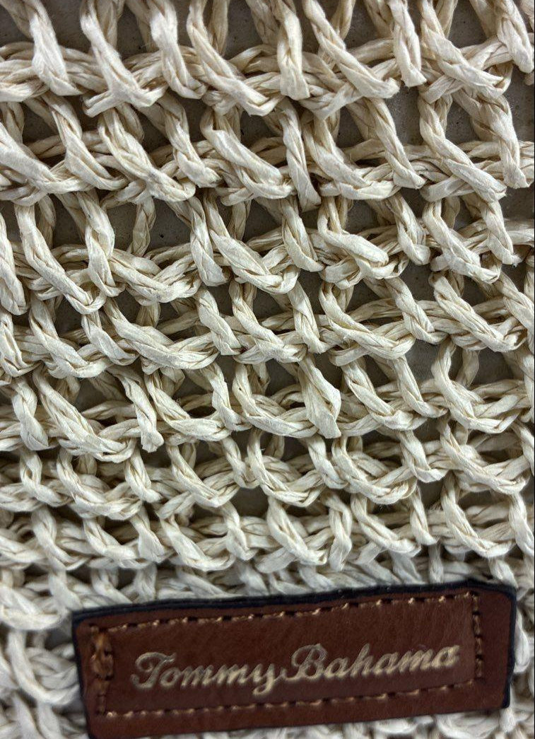 Tommy Bahama Pineapple Pattern Woven Tote Bag