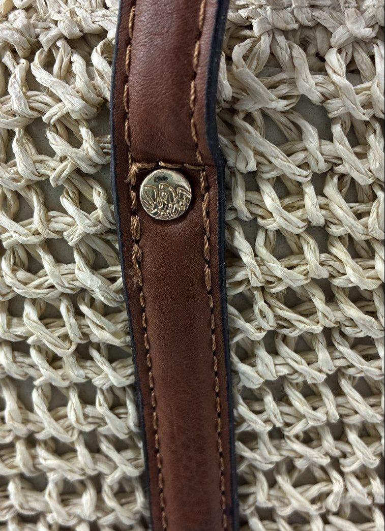 Tommy Bahama Pineapple Pattern Woven Tote Bag