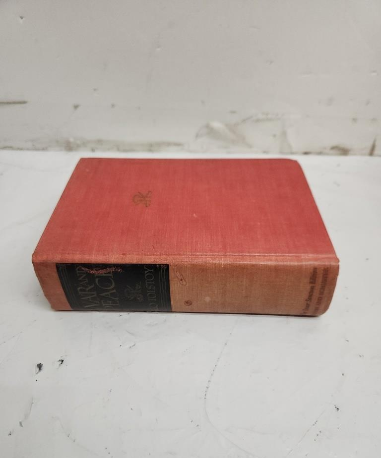 1942 Inner Sanctum Edition War and Peace by Leo Tolstoy