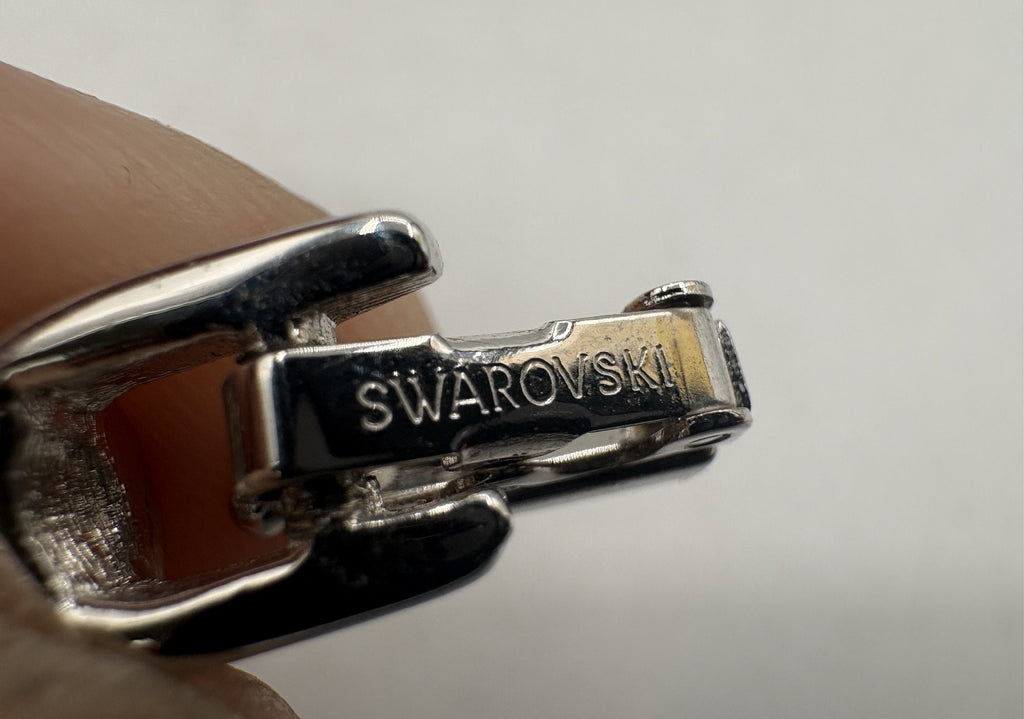 Swarovski Crystal Line Bracelet in Silver-Tone Setting