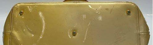 Arcadia Yellow Patent Leather Handbag
