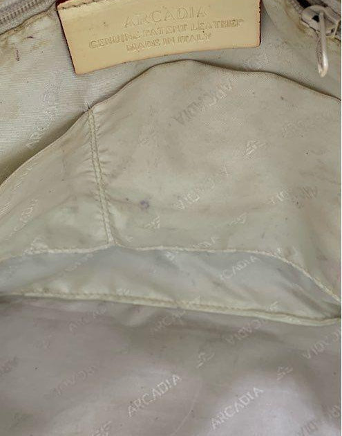 Arcadia Yellow Patent Leather Handbag