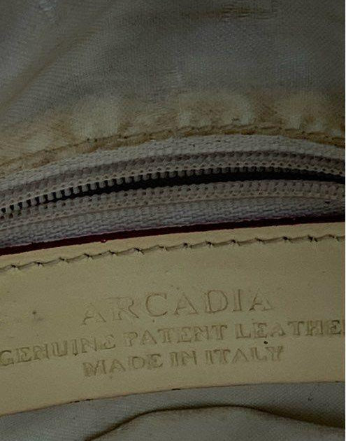 Arcadia Yellow Patent Leather Handbag