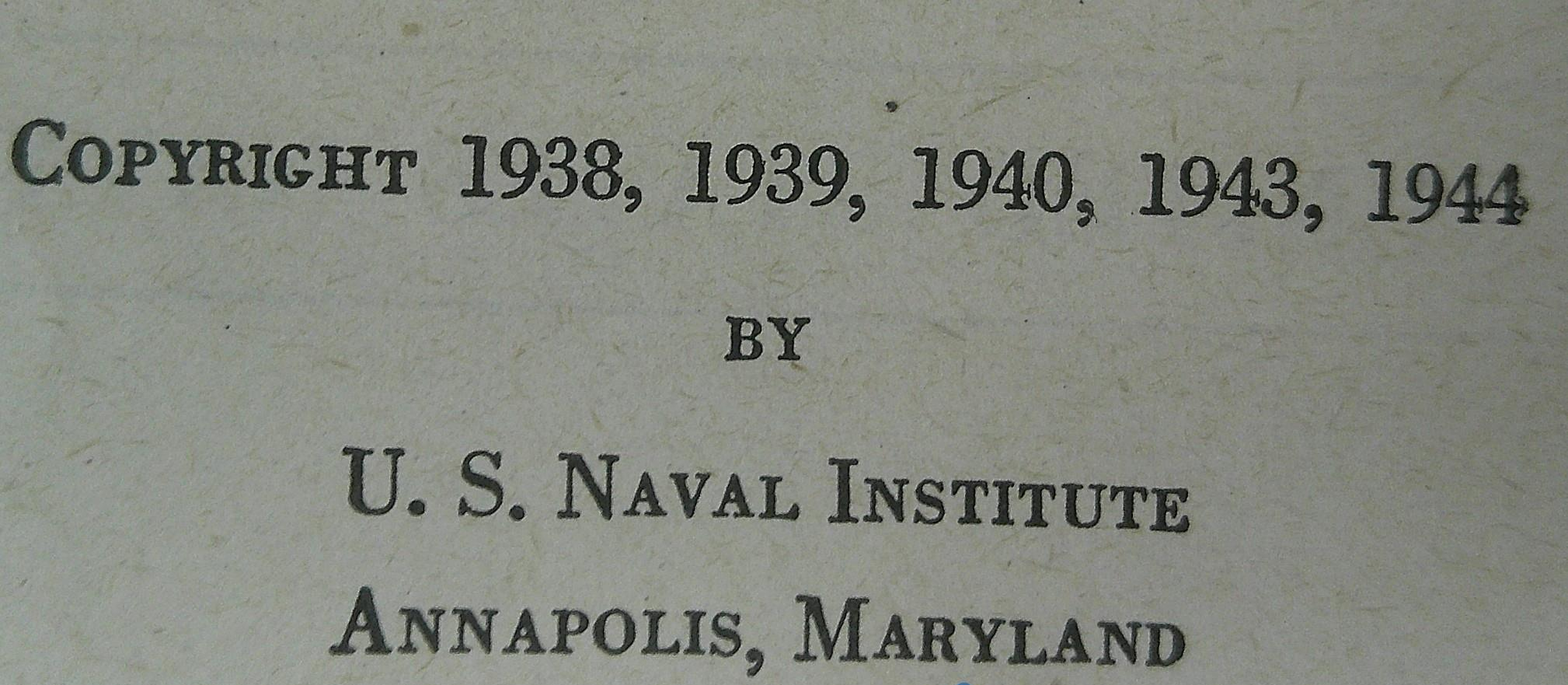 The Bluejackets' Manual 1944 Twelfth Edition