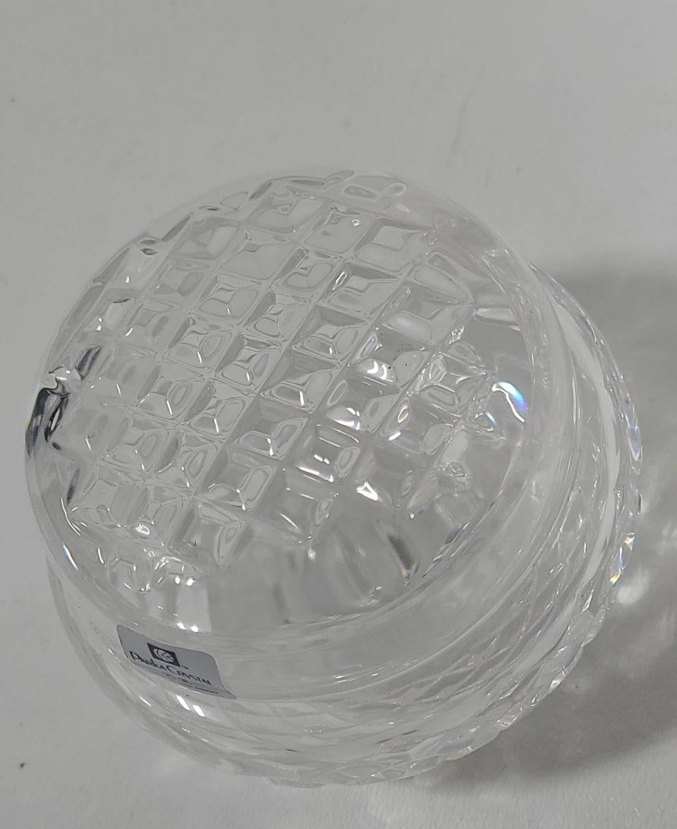 Parka Crystal Hand-Cut Lidded Vanity Jars & Tray Set