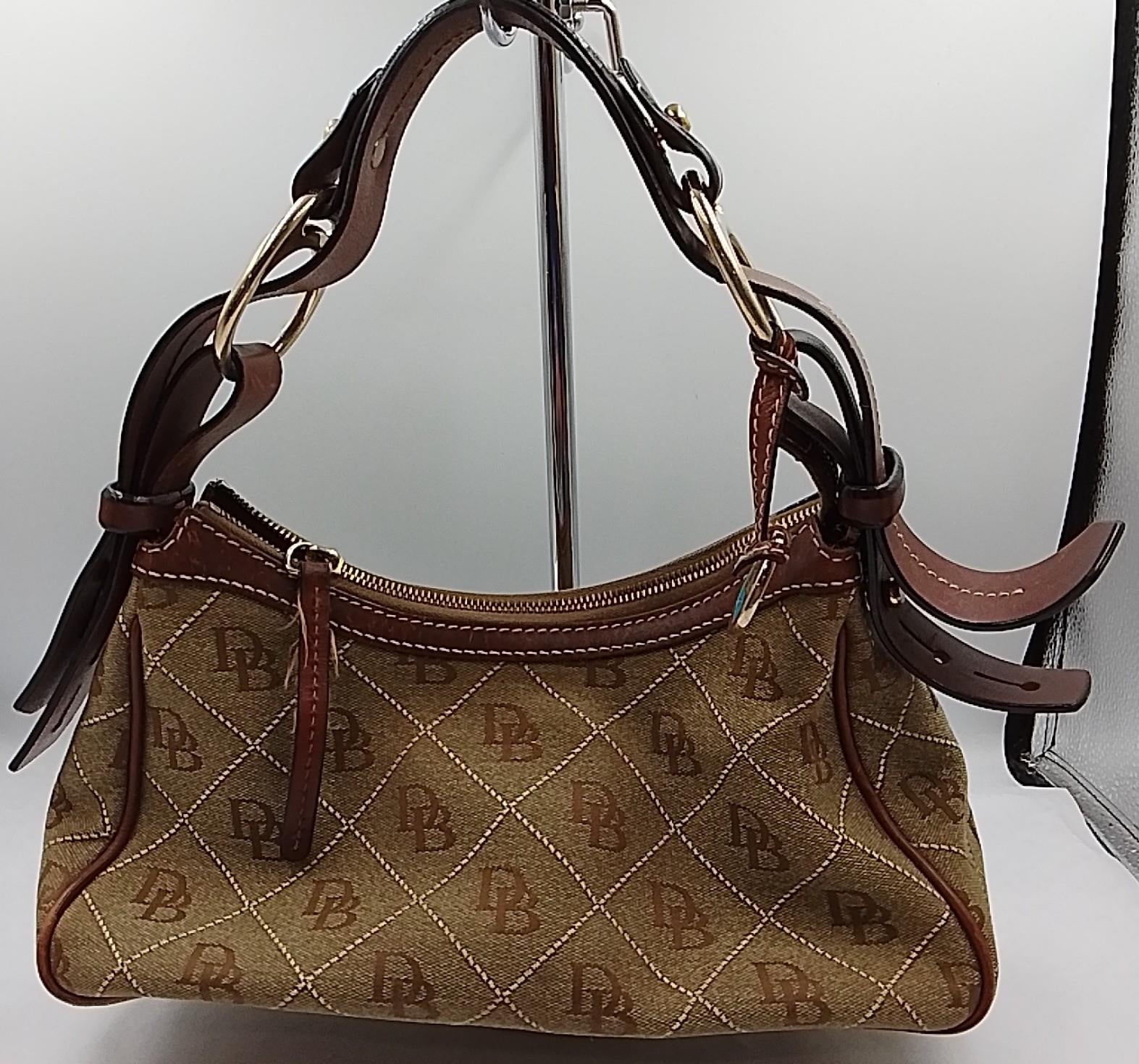 Dooney & Bourke Signature Jacquard Hobo Shoulder Bag