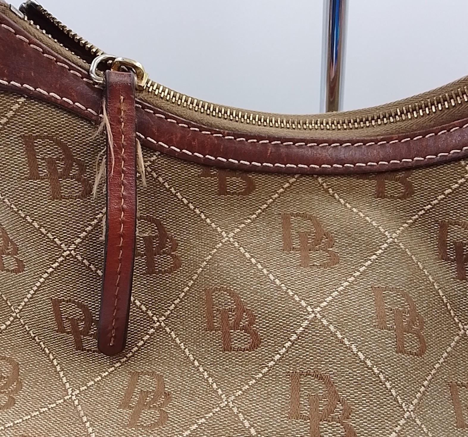 Dooney & Bourke Signature Jacquard Hobo Shoulder Bag