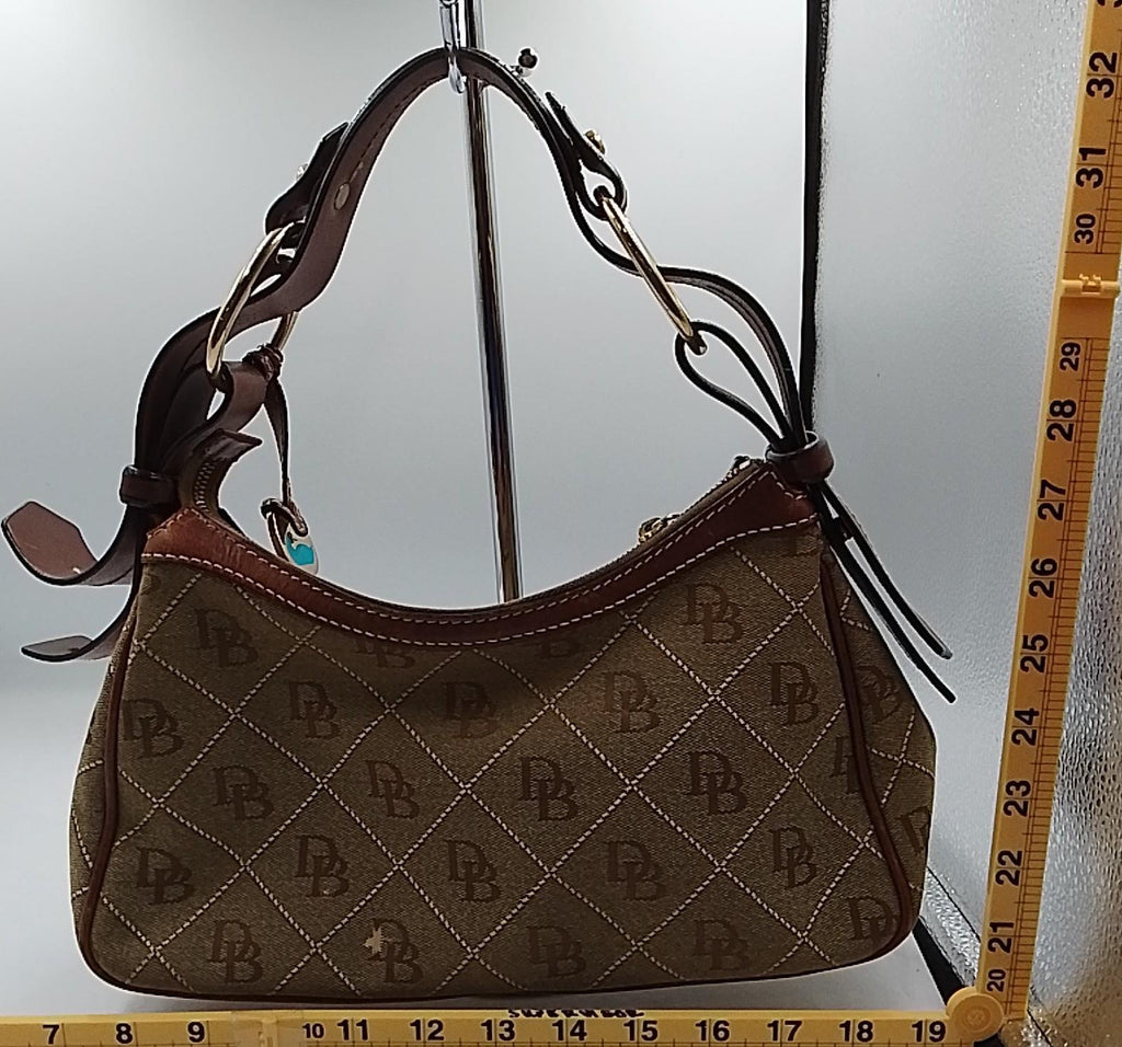 Dooney & Bourke Signature Jacquard Hobo Shoulder Bag
