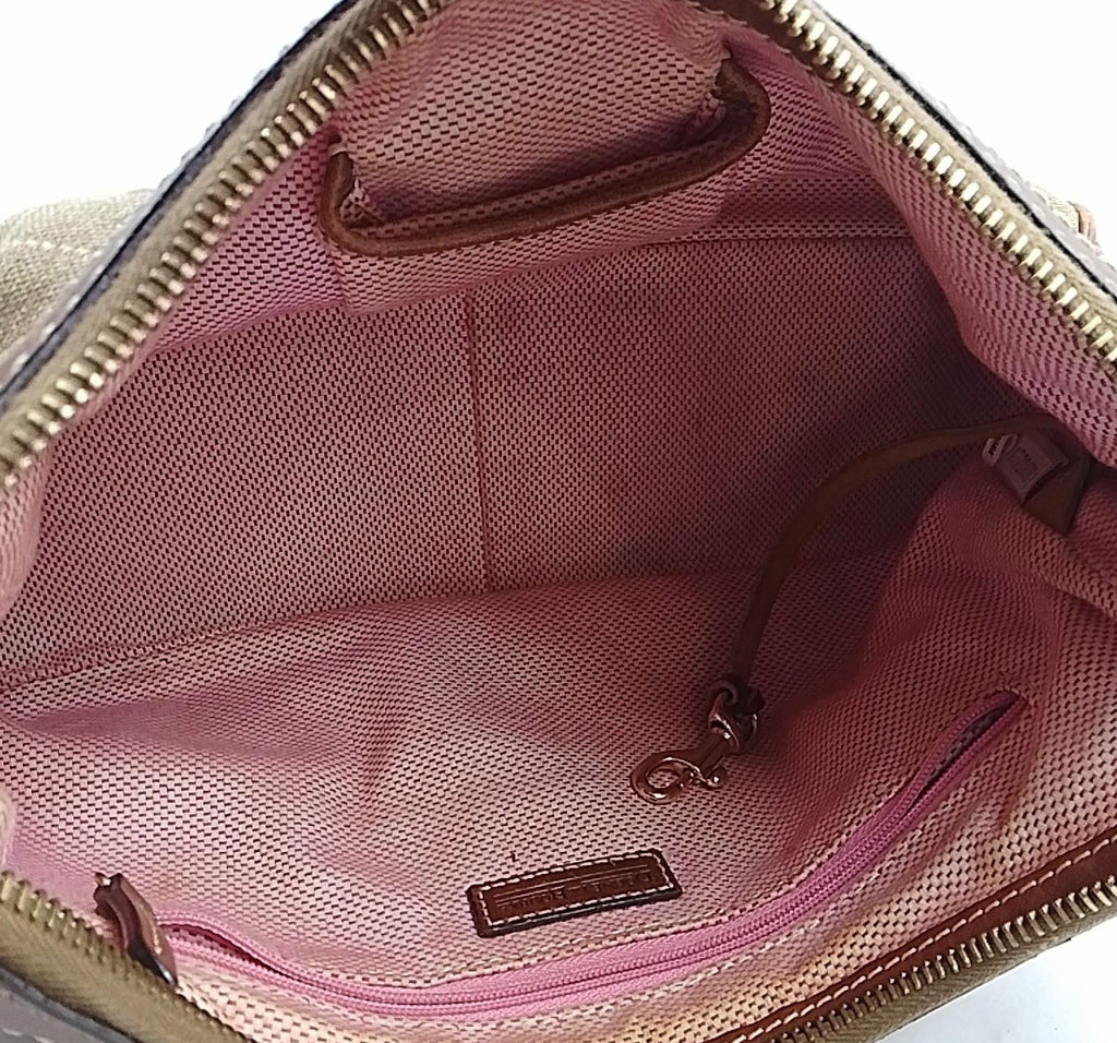 Dooney & Bourke Signature Jacquard Hobo Shoulder Bag