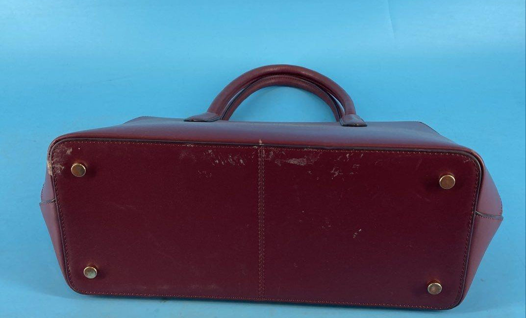 Radley London Burgundy Leather Satchel